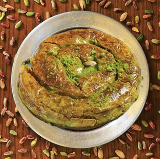 Fıstıklı Gül Katmer ( Tek Kişilik ) görseli