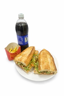 2'Li Yarım Ekmek Arası Tavuk Döner Menü görseli