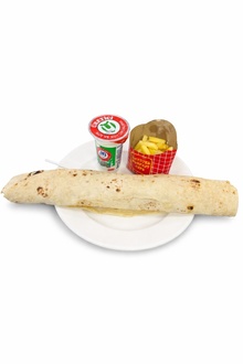 Mega Tavuk Döner Dürüm Menü görseli