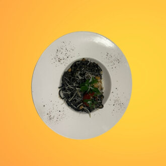 Karidesli Siyah Spaghettı görseli