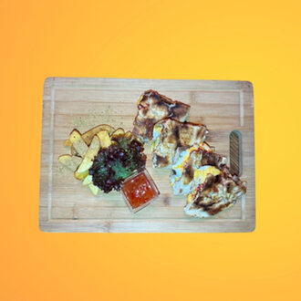 Kavurmalı Kaşarlı Bazlama Tost görseli