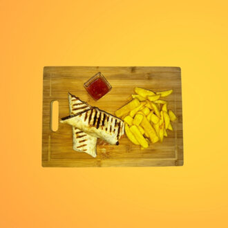 Parmesanlı Tavuk Dürüm görseli