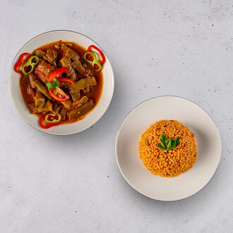 Taze Fasulye & Bulgur Pilavı görseli