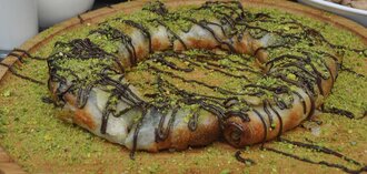 Cıkolatalı Simit Katmer görseli
