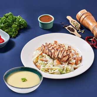 Kendi Salata Menünü Yarat  (Dilediğin Salata + Seçeceğin Çorba Veya Seçeceğin Yan Ürün) görseli