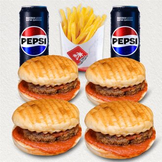 Fırsat 4 Islak Hamburger Menü görseli