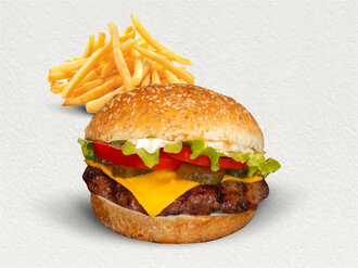 Cheese Steak Burger görseli