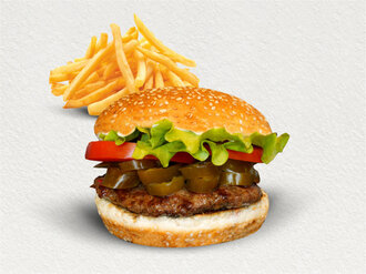 Jalapeno Steak Burger görseli