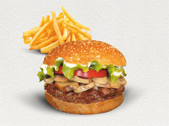 Mantar Steak Burger görseli