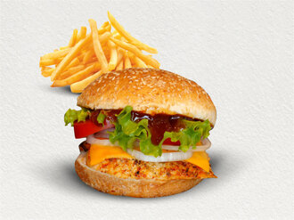 Özel Tavuk Burger görseli