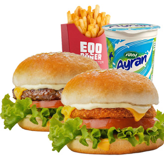 2'Li Lezzet Eqo Burger Menü görseli