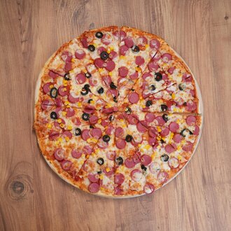Sosisli Pizza (26 Cm.) görseli
