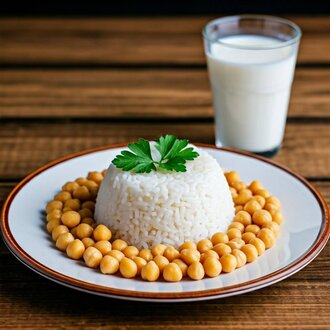 Vejeteryan Pilav+ Eker Tombul Ayran görseli