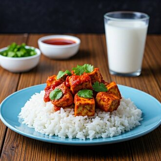 Tavuk Soteli Pilav+ Eker Tombul Ayran görseli