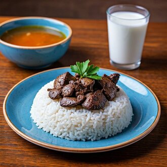 Ciğerli Pila0v+ Eker Tombul Ayran görseli