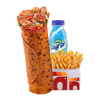 İskenderun Usulü Tavuk Döner Dürüm Menü görseli