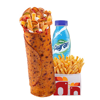Kaşarlı Tavuk Döner Dürüm Menü görseli