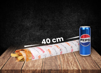 Ehli Hatay Soslu Roket Tavuk Döner Dürüm (40 Cm) Pepsi Menü görseli