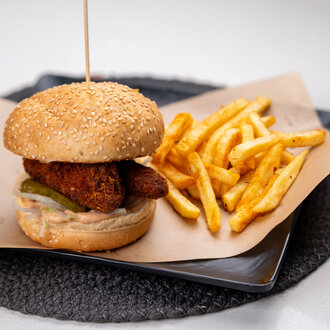 Flame Chicken Burger görseli