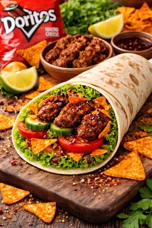 Flamin' Hot Patoslu Baba Dürüm görseli