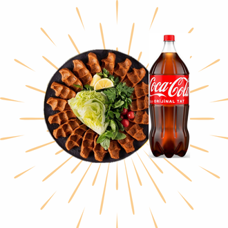Porsiyon Çiğ Köfte (500 Gr.) + Coca Cola ( 1Lt.) görseli