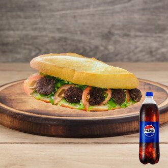 2 Adet Tam Ekmek Kasap Köfte görseli