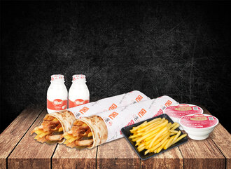 2'Li Hatay Soslu Tavuk Dürüm Eker Patatesli Menü görseli