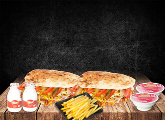 2'Li Gobit Ekmek Arası Tavuk Eker Patatesli Menü görseli