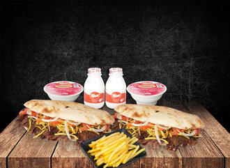 2'Li Gobit Ekmek Arası Et Döner Eker Patatesli Menü görseli