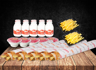 5'Li Hatay Soslu Roket Tavuk Dürüm Eker Menü görseli