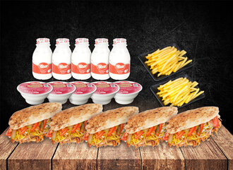 5'Li Gobit Ekmek Arası Tavuk Eker Menü görseli