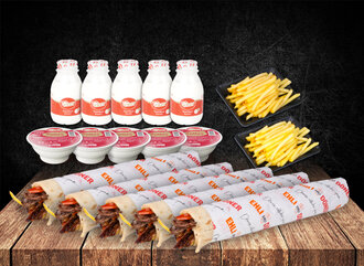 5'Li Et Döner Dürüm Eker Menü görseli