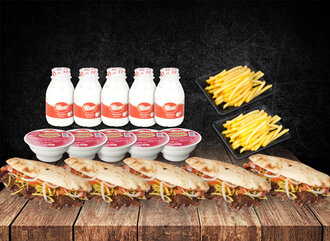 5'Li Gobit Ekmek Arası Et Döner Eker Menü görseli