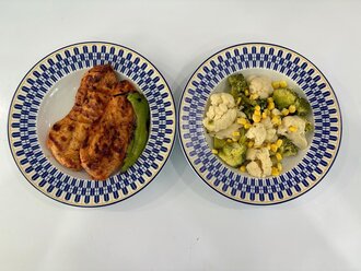 Izgara Tavuk & Buharda Sebze görseli