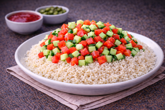 Double Salatalı Pirinç Pilavı (1,5 Porsiyon) görseli