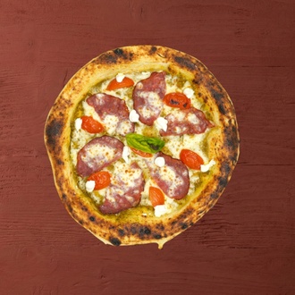 Pesto Bacon Pizza görseli