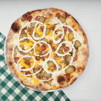 Frankfurter Pizza (32 Cm.) görseli