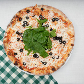 Gamberi E Rucola (32 Cm. ) görseli