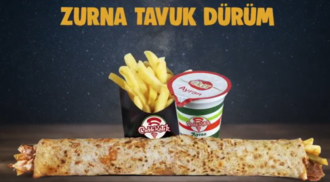 Katık Mega Tavuk Döner Dürüm Ekonomi Menü görseli