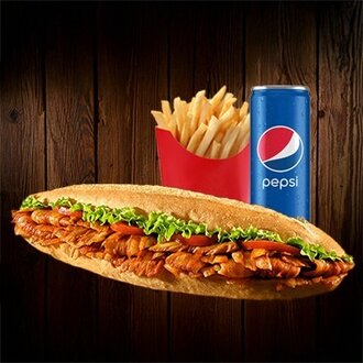 Tavuk Tam Ekmek Menü görseli