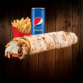 Tavuk Kaşarlı Dürüm + Pepsi görseli