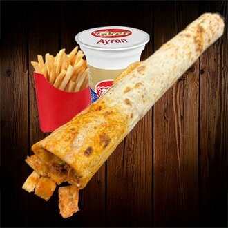 Tavuk Zurna Dürüm + Ayran görseli