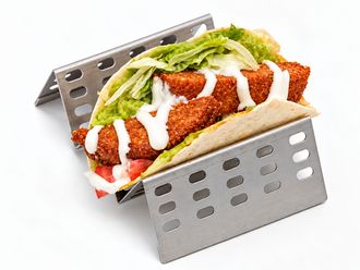 Veg Schnitzel Guacamole Taco görseli