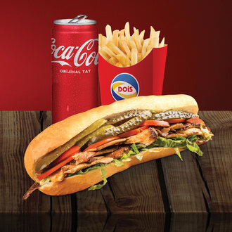 Dois Ekmek Arası Klasik Menü (80 Gr.) görseli