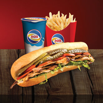 Dois Ekmek Arası Ekonomik Menü (80 Gr.) görseli