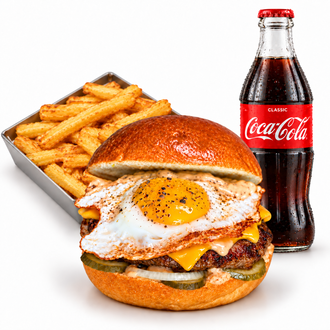 Egg Burger (140 Gr.) Menü görseli