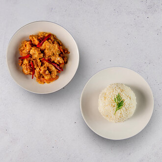 Çin Usulü Tavuk & Pirinç Pilavı - Xl görseli