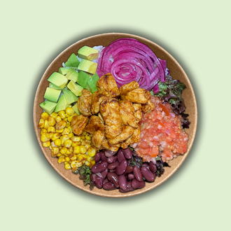 Meksika Soslu Tavuklu Bowl görseli