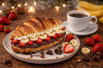 Meyveli & Fındık Kremalı Kruvasan görseli