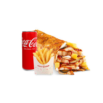 Coca Cola Fırsatı Large Tavuk Döner Dürüm Menü görseli